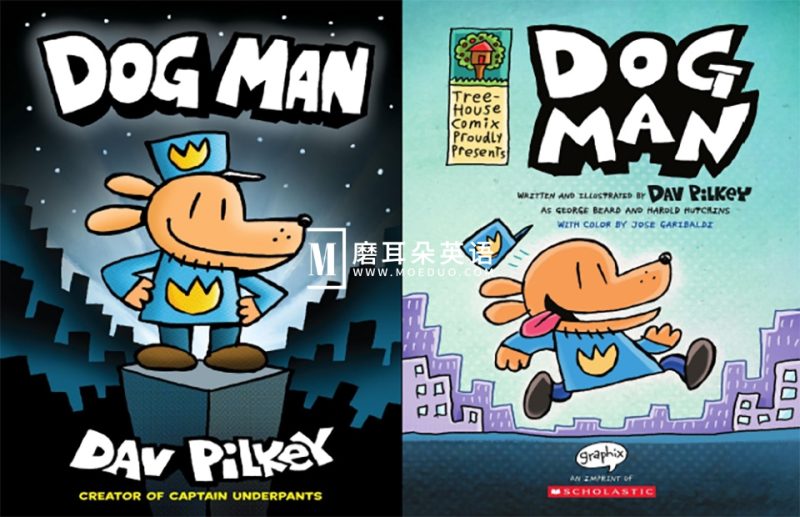 《神探狗Dog Man》幽默原版英文漫画桥梁书，PDF绘本+音频MP3，百度网盘下载！ - 磨耳朵英语